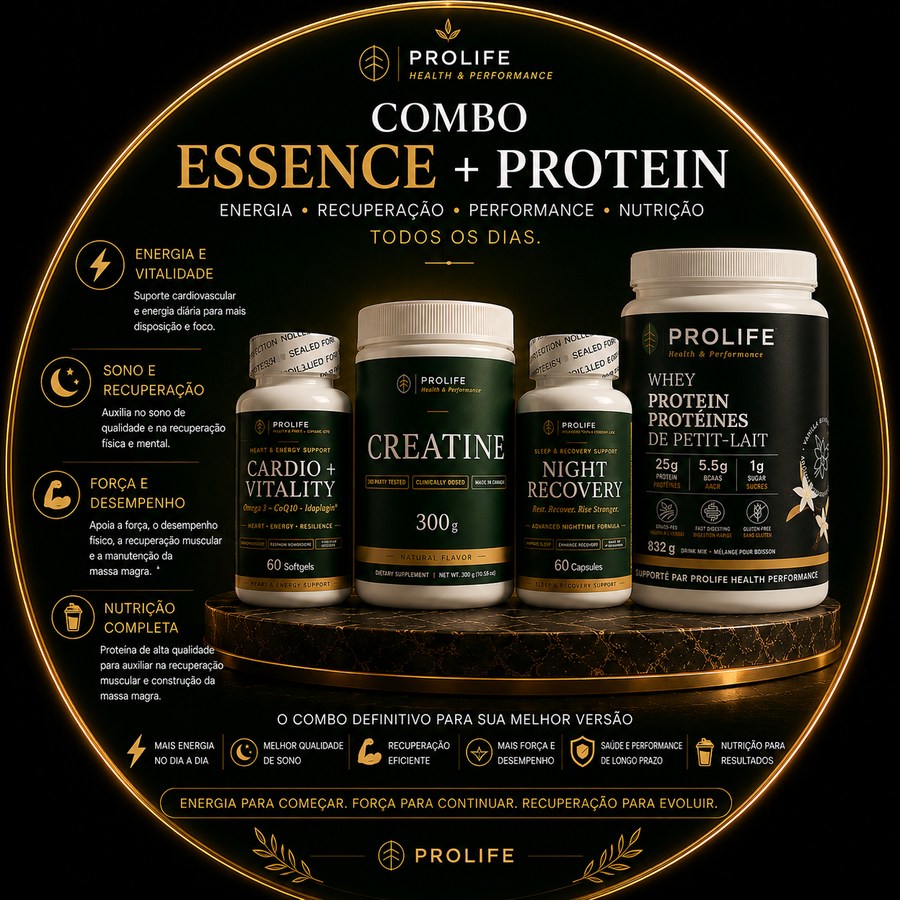 COMBO ESSENCIAL + WHEY PROTEIN